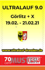 Sonderbriefmarke zum Ultralauf 9.0